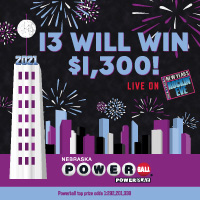 13 will win $1,300!