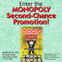 Enter the MONOPOLY Second-Chance Promotion!