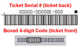 Scratch ticket serial number example.