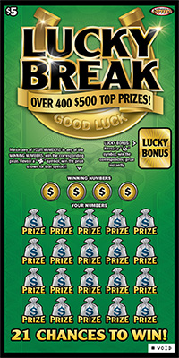 Lucky Break ticket image.
