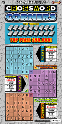Crossword Part 1 ! Scratcher tool from the lotto queens @Game thing