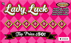 Lady Luck ticket image.