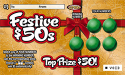Festive $50s ticket image.