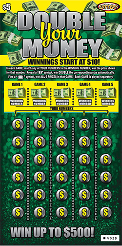 Double Your Money ticket image.