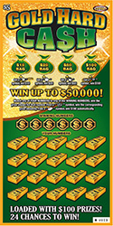 Gold Hard Cash ticket image.