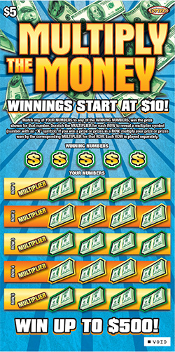 Multiply The Money ticket image.