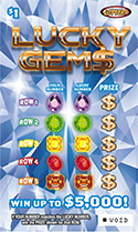 Lucky Gems ticket image.