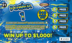 Power 1 ticket image.