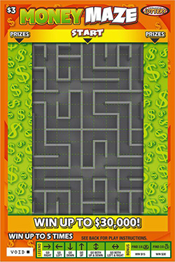 Money Maze ticket image.