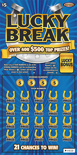 Lucky Break ticket image.