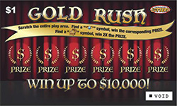 Gold Rush ticket image.