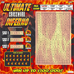 Ultimate Crossword Inferno ticket image.
