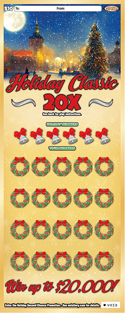 Holiday Classic 20X ticket image.