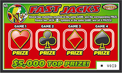 Fast Jacks ticket image.