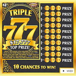 Triple 777 ticket image.