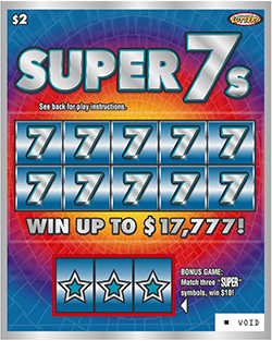 Super 7s ticket image.