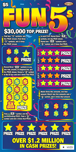 Fun 5s ticket image.