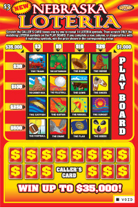 Nebraska Loteria ticket image.