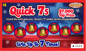 Quick 7s ticket image.