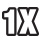 "1X"
