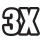 "3X"