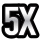 "5X"
