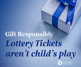 Gift Responsibly. Lottery Tickets aren't child's play
