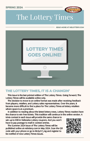The Lottery Times Spring 2024 cover